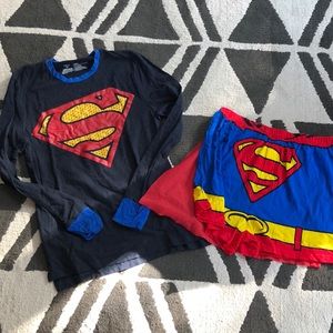 Men’s Superman PJs or Halloween costumer